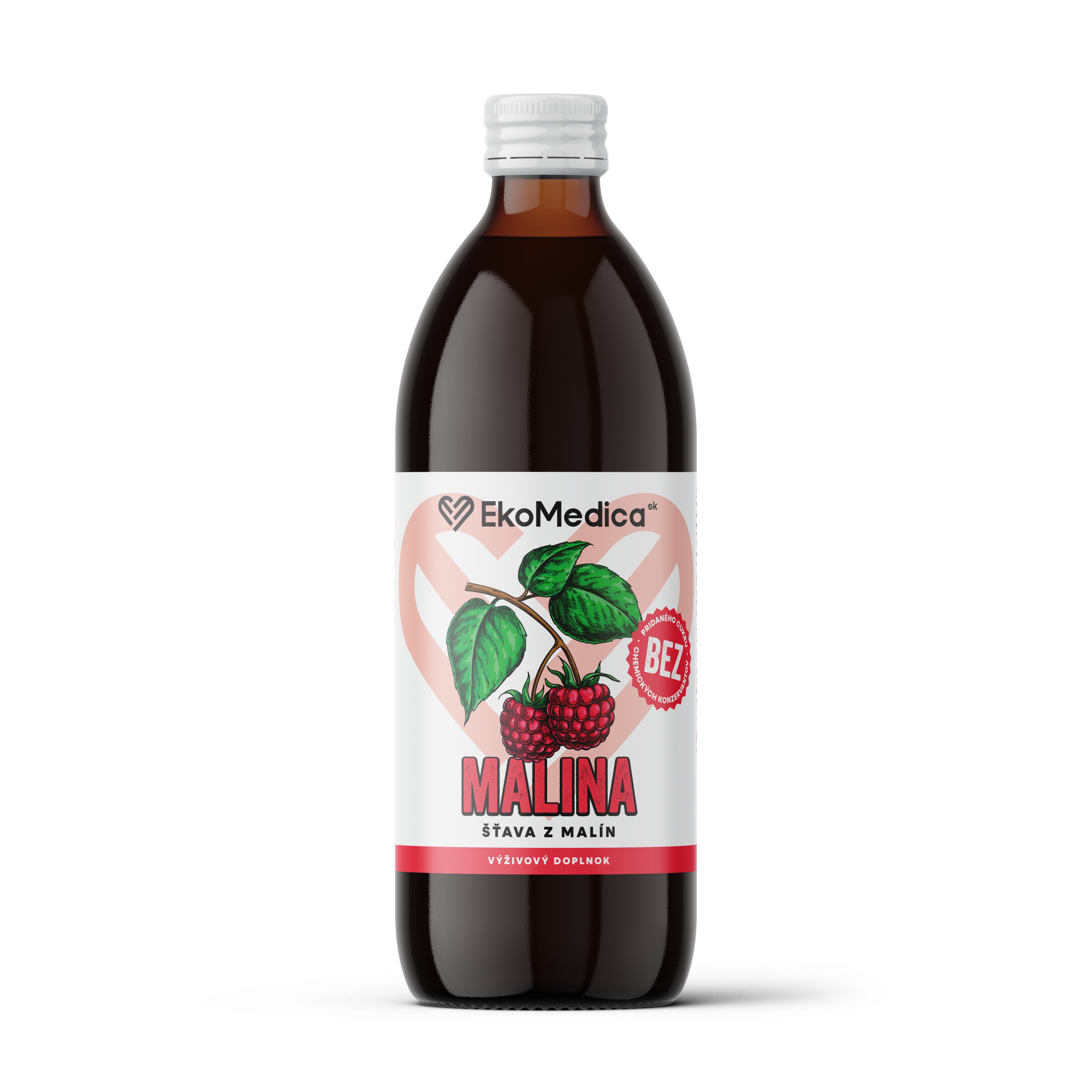 prírodná šťava EkoMedica Malina